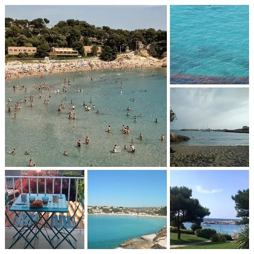 Apartment Le Pied A Terre De Chantal Au Bord De Mer Martigues France